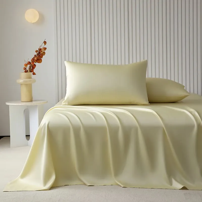 Cooling Tencel Breathable Two Pillowcases and Sheet