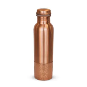 Copper Water Bottle - Hammered - 900ml