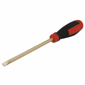 CS Unitec Ex801-10B Copper Beryllium Non-Sparking, Non-Magnetic, Corrosion Resistant Flat Head Screwdriver 3/8" (10 mm)