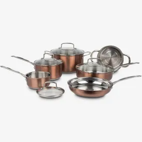 Cuisinart CSS-10MCC 10-Piece Stainless Steel Classic Collection - Copper