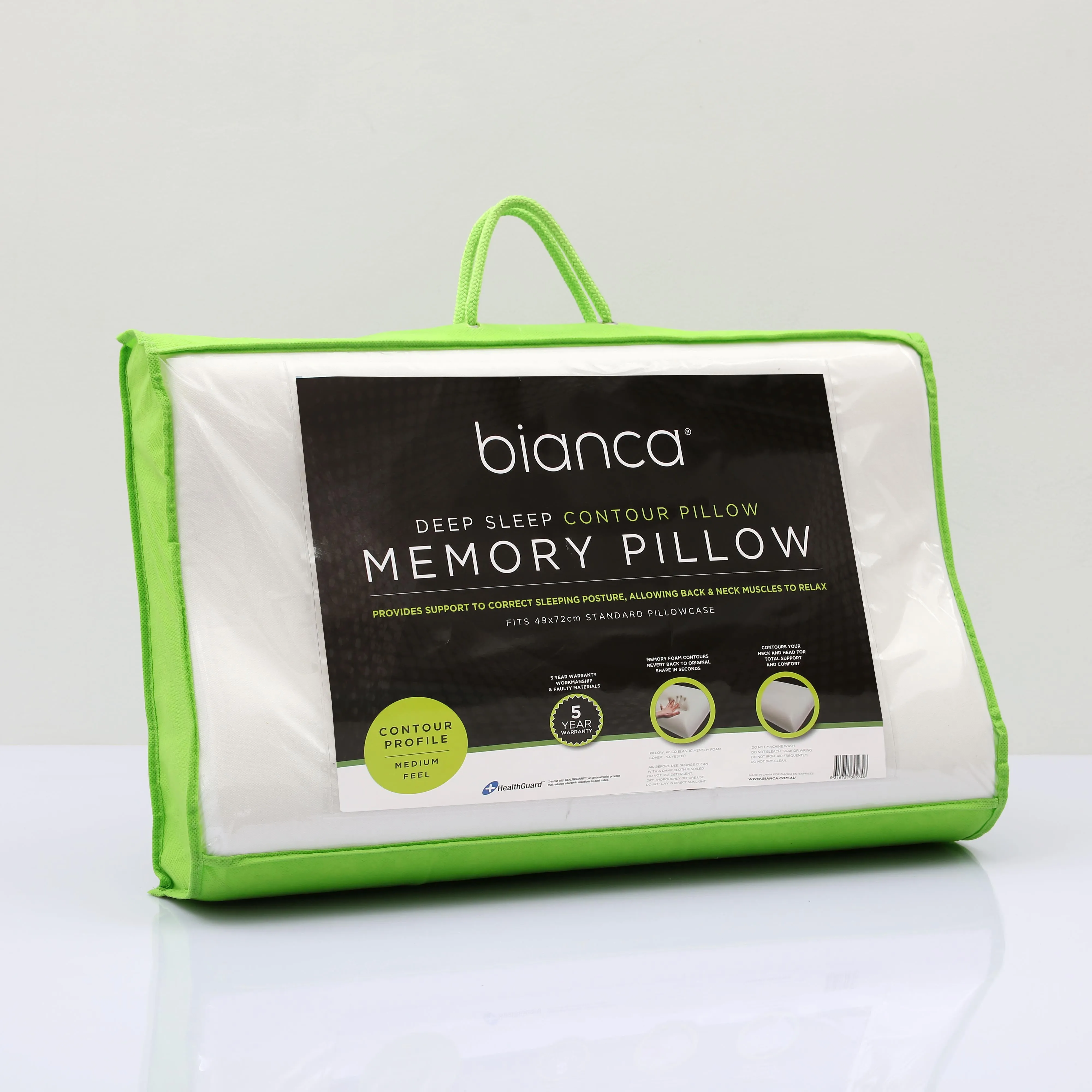 Deep Sleep Contour Profile Memory Pillow