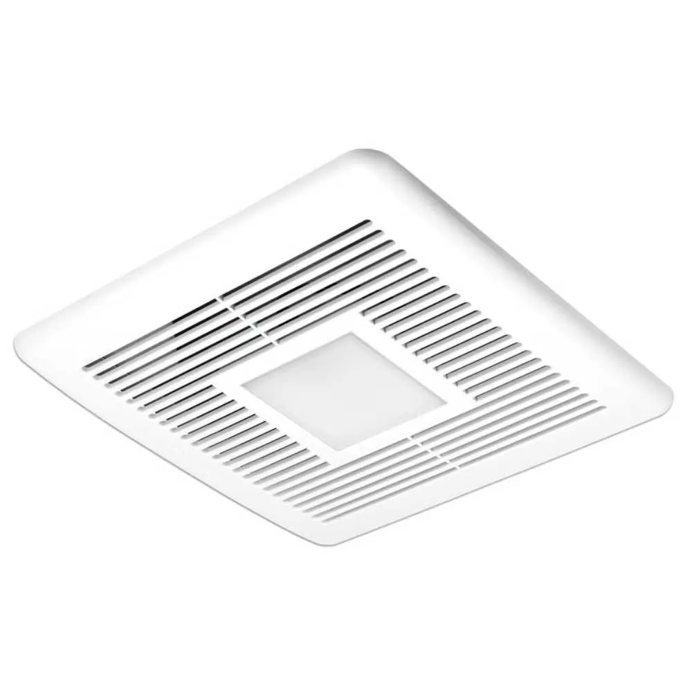 Delta BreezSlim Adjustable 50-80-110 CFM Bathroom Exhaust Fan With Dimmable LED Light