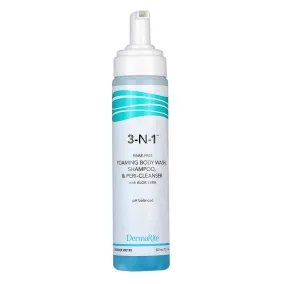 DermaRite 3-N-1 00190 Cleansing Foam Body Wash, Case of 12