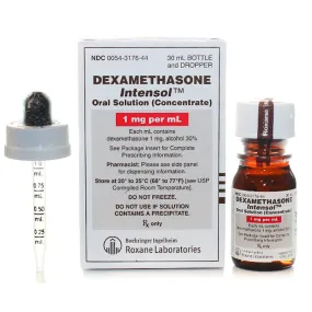 Dexamethasone Intensol Oral Solution (Concentrated) 30 mL Bottle 1 mg/mL (Rx)