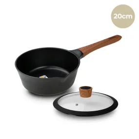 Diamond Earth® Sauce Pan   Glass Lid - 20cm