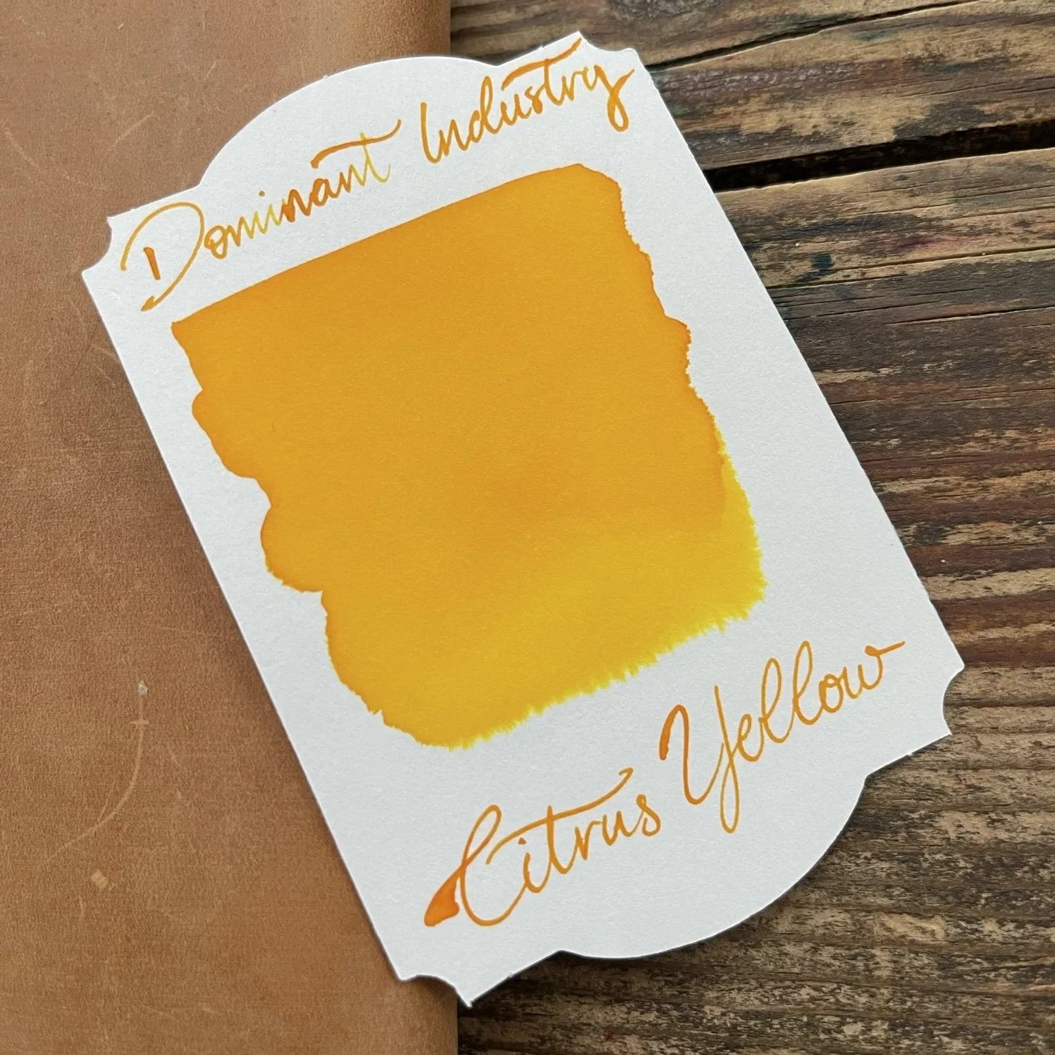 Dominant Industry Citrus Yellow Ink