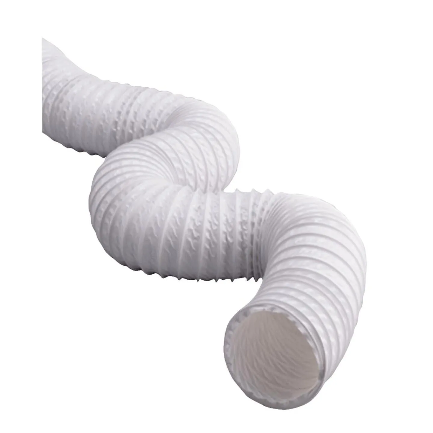 Dundas Jafine 4 In. Dia x 50 Ft. L White Vinyl Flexible Ducting