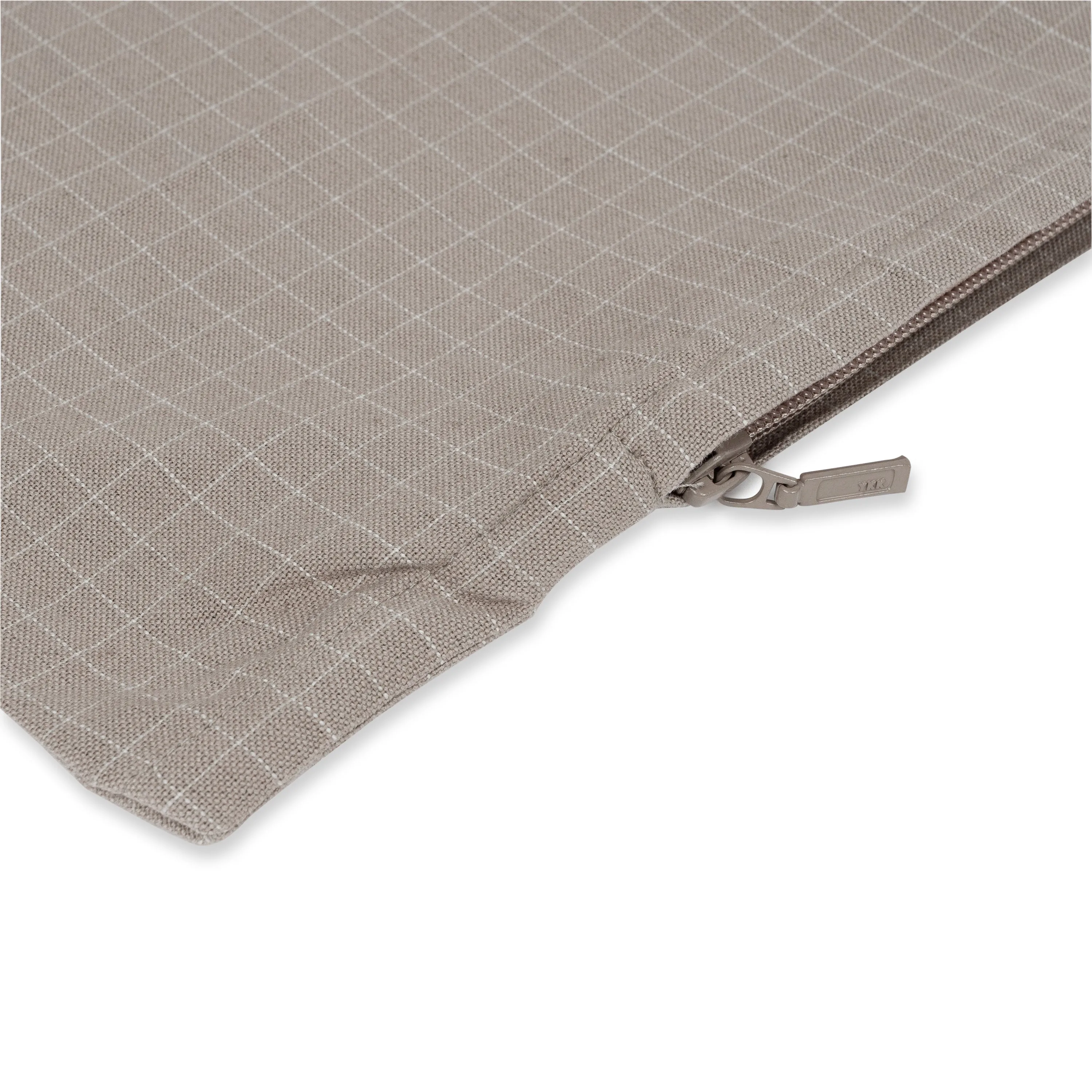 Duvet cover Chequered dark sand