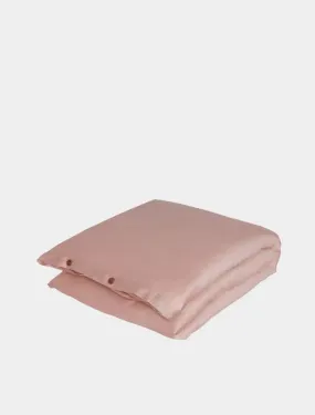 Duvet Cover in Rose (Eucalyptus Silk)