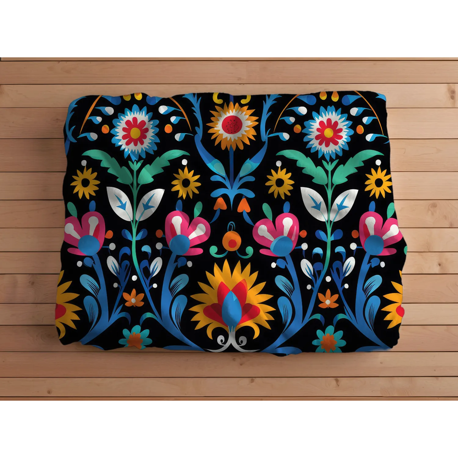 Duvet cover with matching Pillow cases | Luxury Bedding set | Twin, Queen, King Sizes | Mexican Folk Art