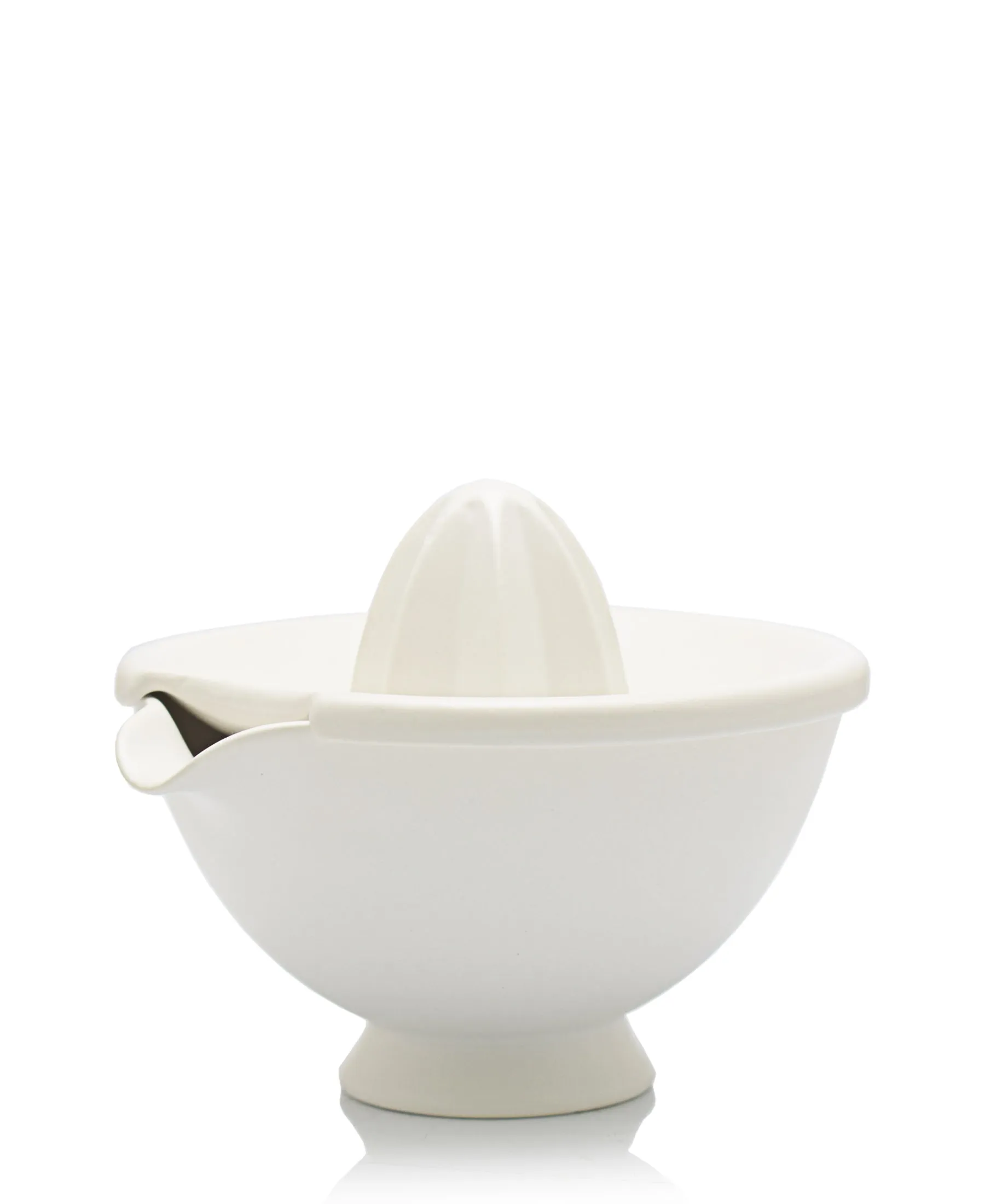 Eetrite Stoneware Lemon Juicer - White