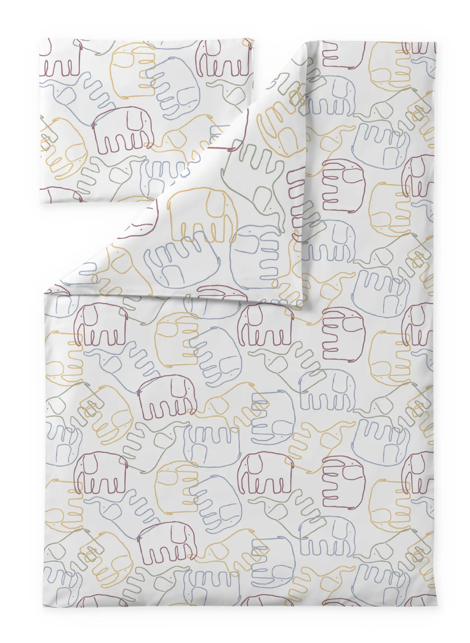 Elefantti villi Duvet cover set