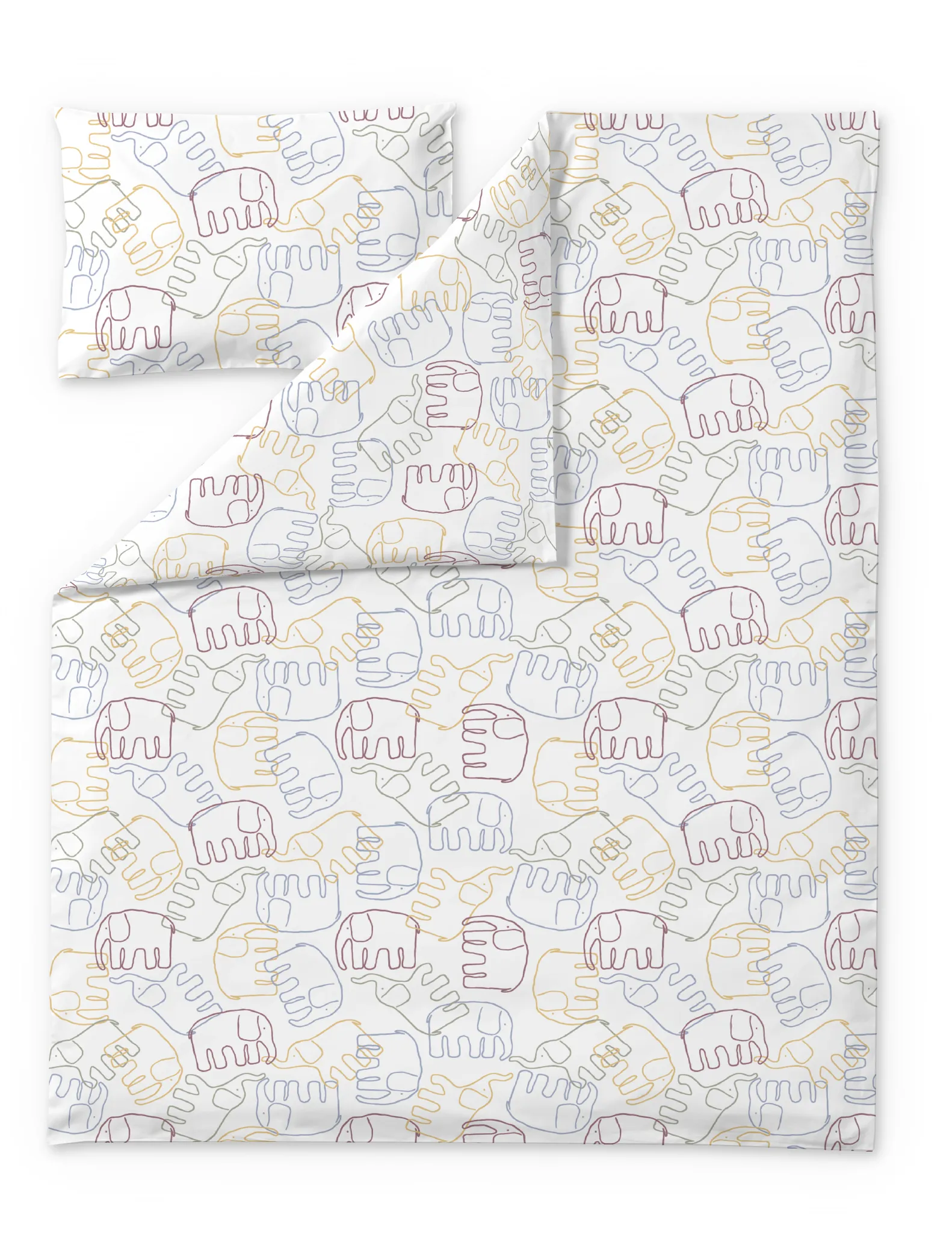 Elefantti villi Duvet cover set