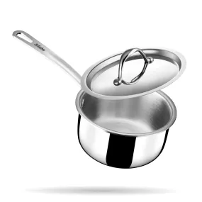 Engrave - Steel Sauce Pan - Triply Artisan Series