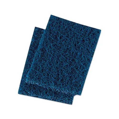 Extra Heavy Duty Scouring Pads, Blue (20/pk)