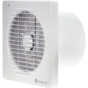 Fantech 200mm x 200mm Flush Mounted Square Exhaust Fan With Backdraft Damper Suitable For 150mm Duct