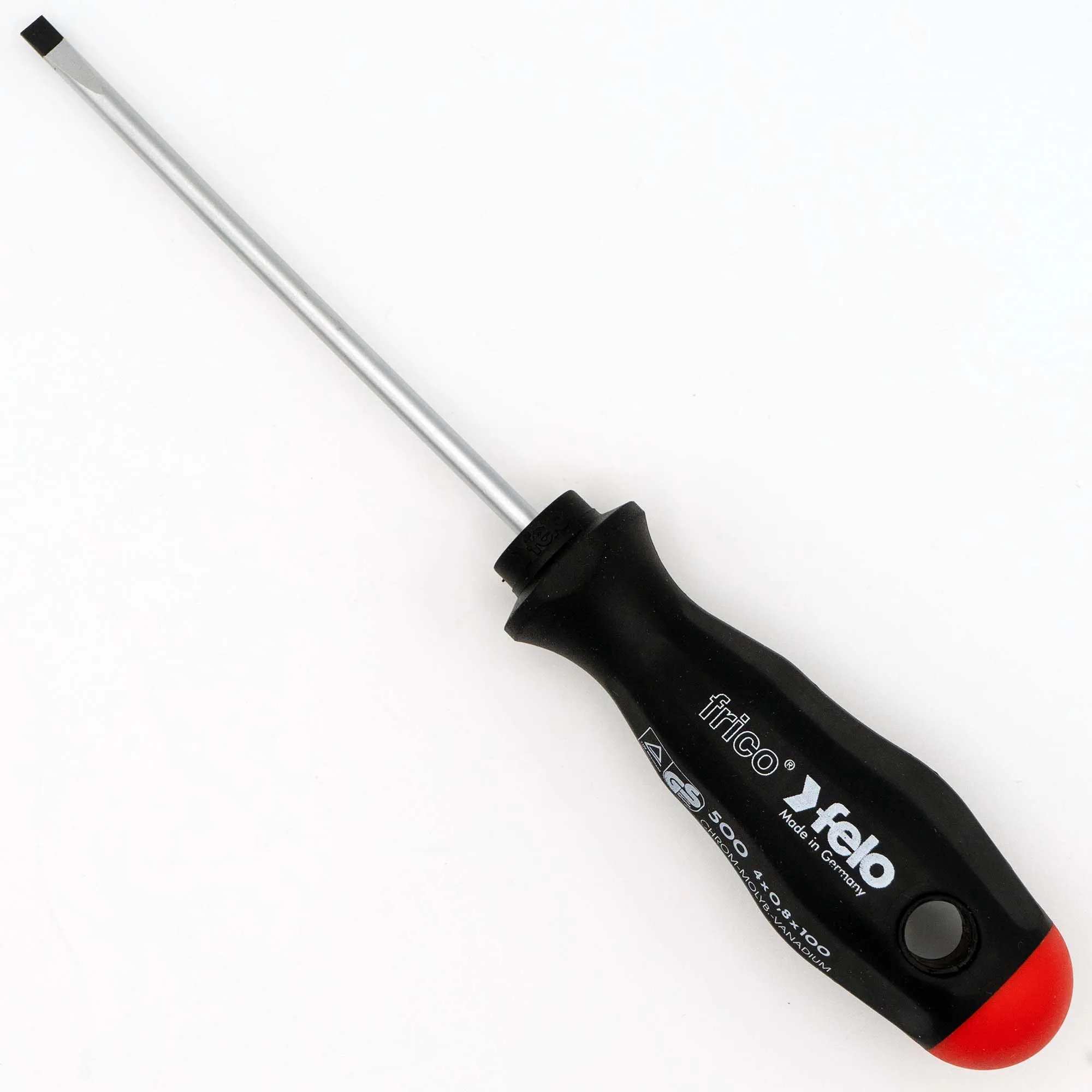 Felo 22094 Slotted 5/32" x 4" Flat Blade Slotted Screwdriver