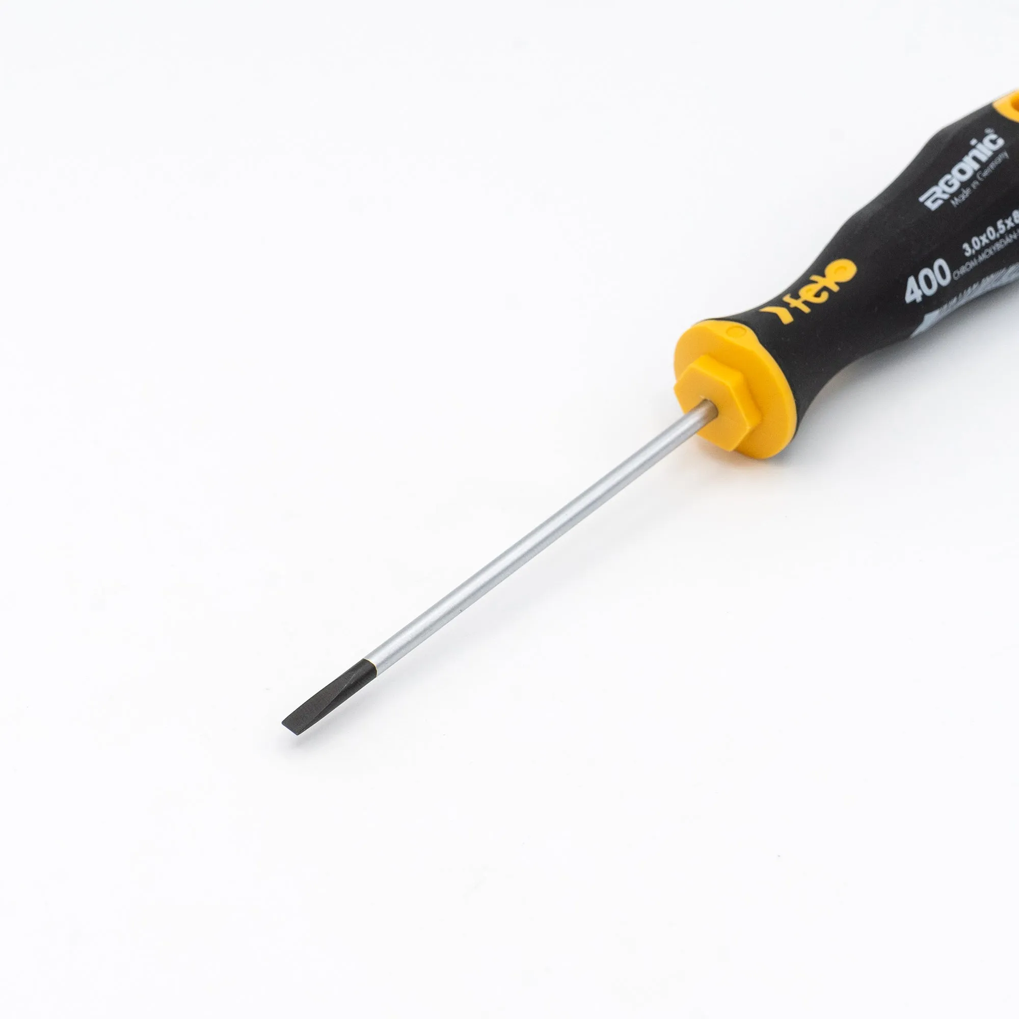 Felo 53117 Slotted 1/8" (3mm) x 3-1/8" (80mm) Flat Blade Ergonic Screwdriver