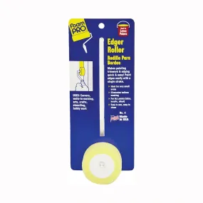 FOAMPRO 4 Edger Roller, 1/8 in W Pad, Foam Pad