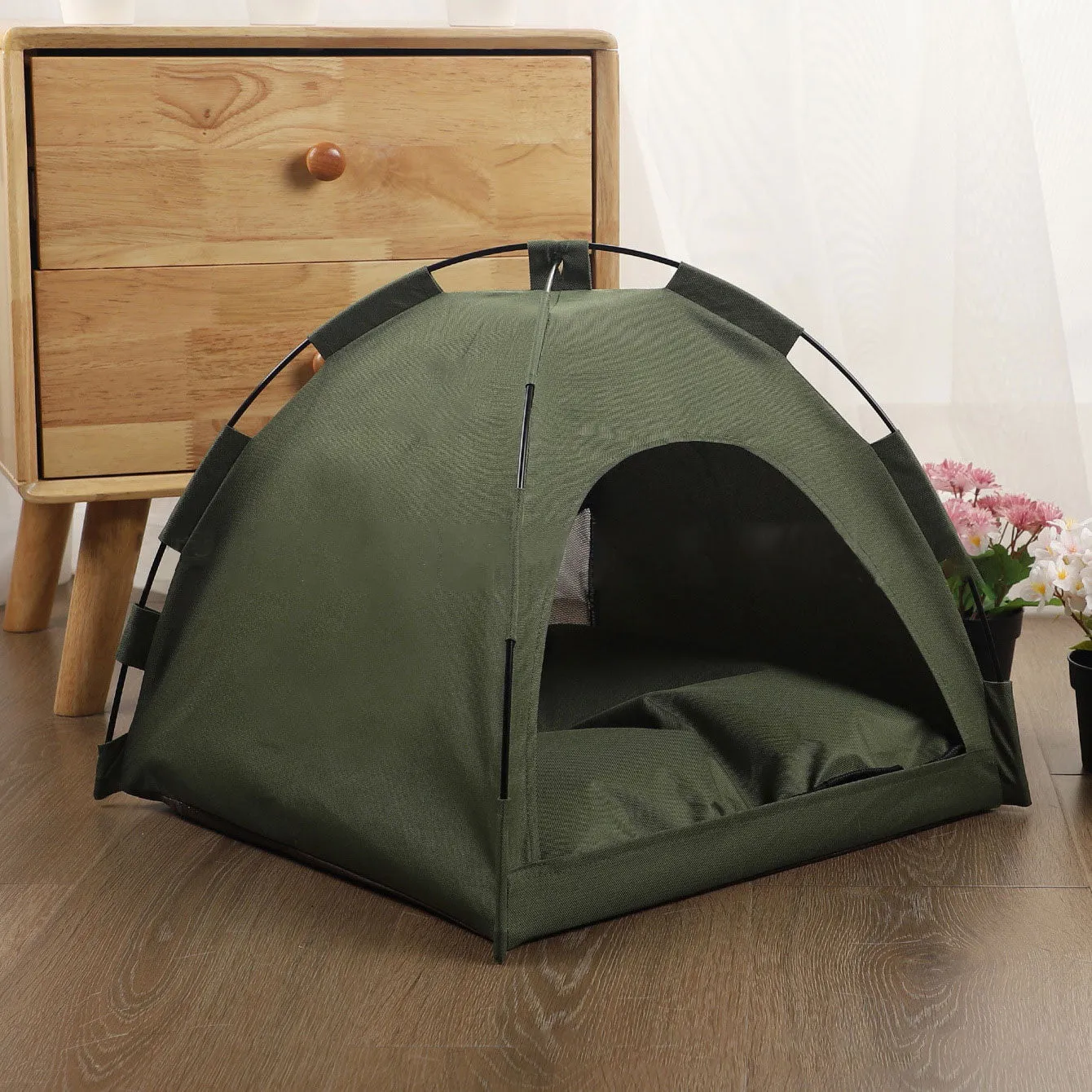 Foldable Solid Color Cat Tent