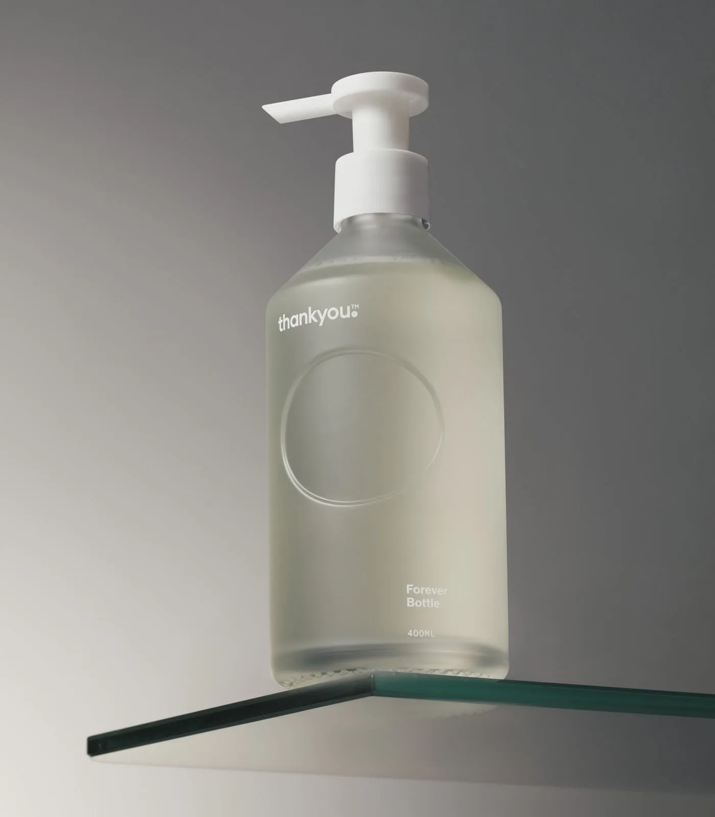 Forever Bottle - Pump | Frosted Glass