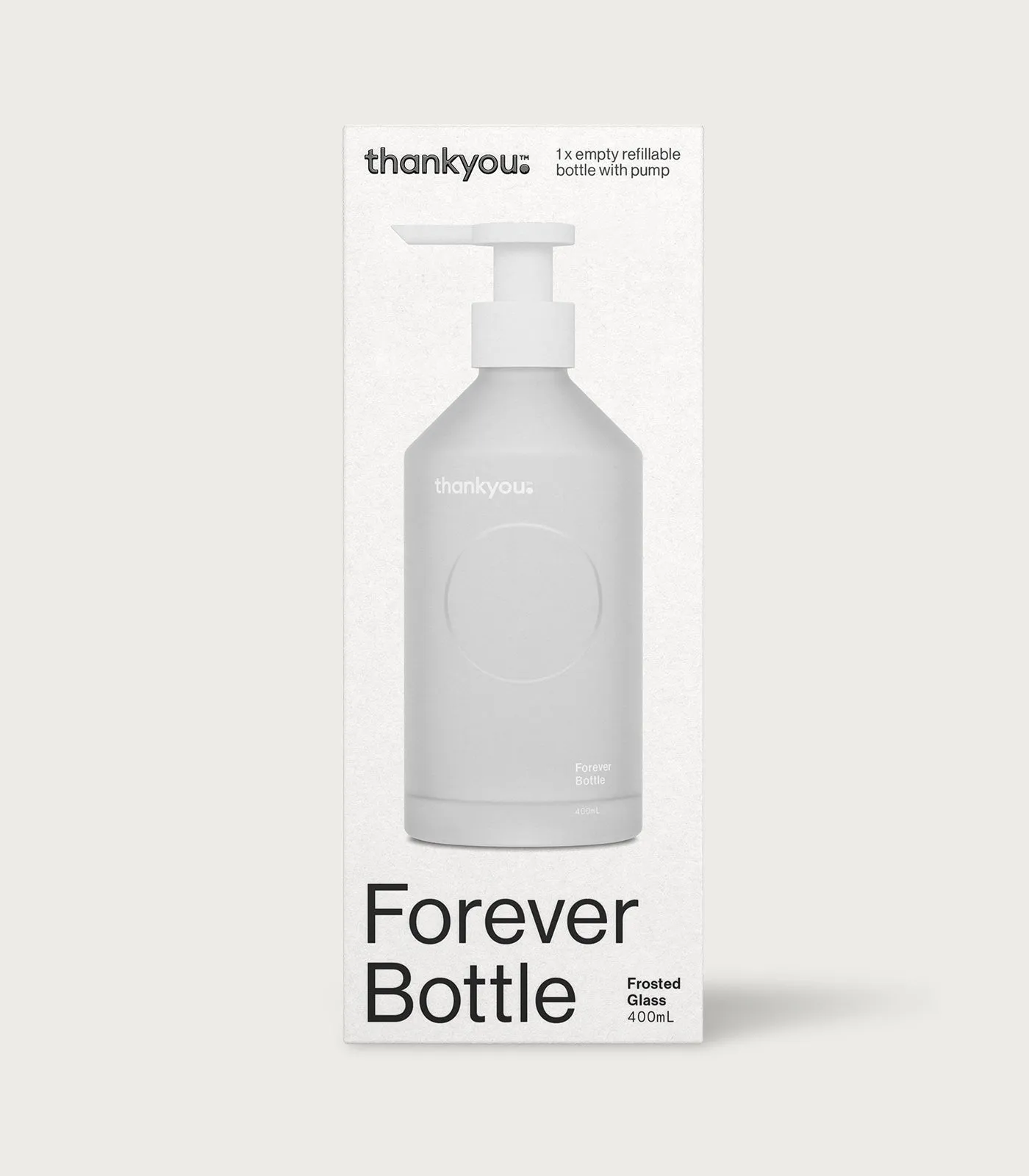 Forever Bottle - Pump | Frosted Glass