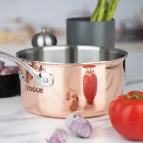 FS667 Vogue Induction Tri-Wall Copper Saucepan - 200x100mm