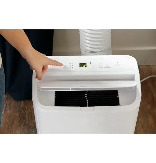 GE APCA10YBMW 10,000 BTU Portable Air Conditioner for Medium Rooms up to 350 sq ft. in White