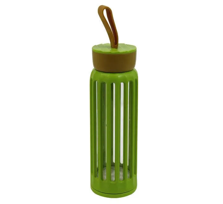 Glass Water Bottle With Plastic Cover