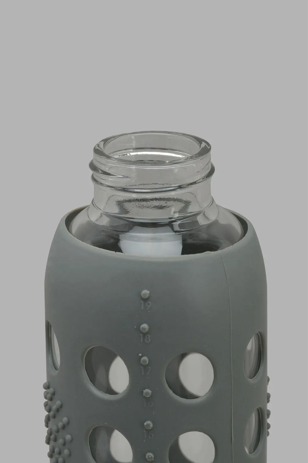 Grey Glass Bottle