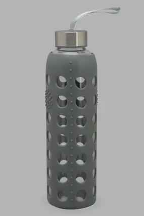 Grey Glass Bottle