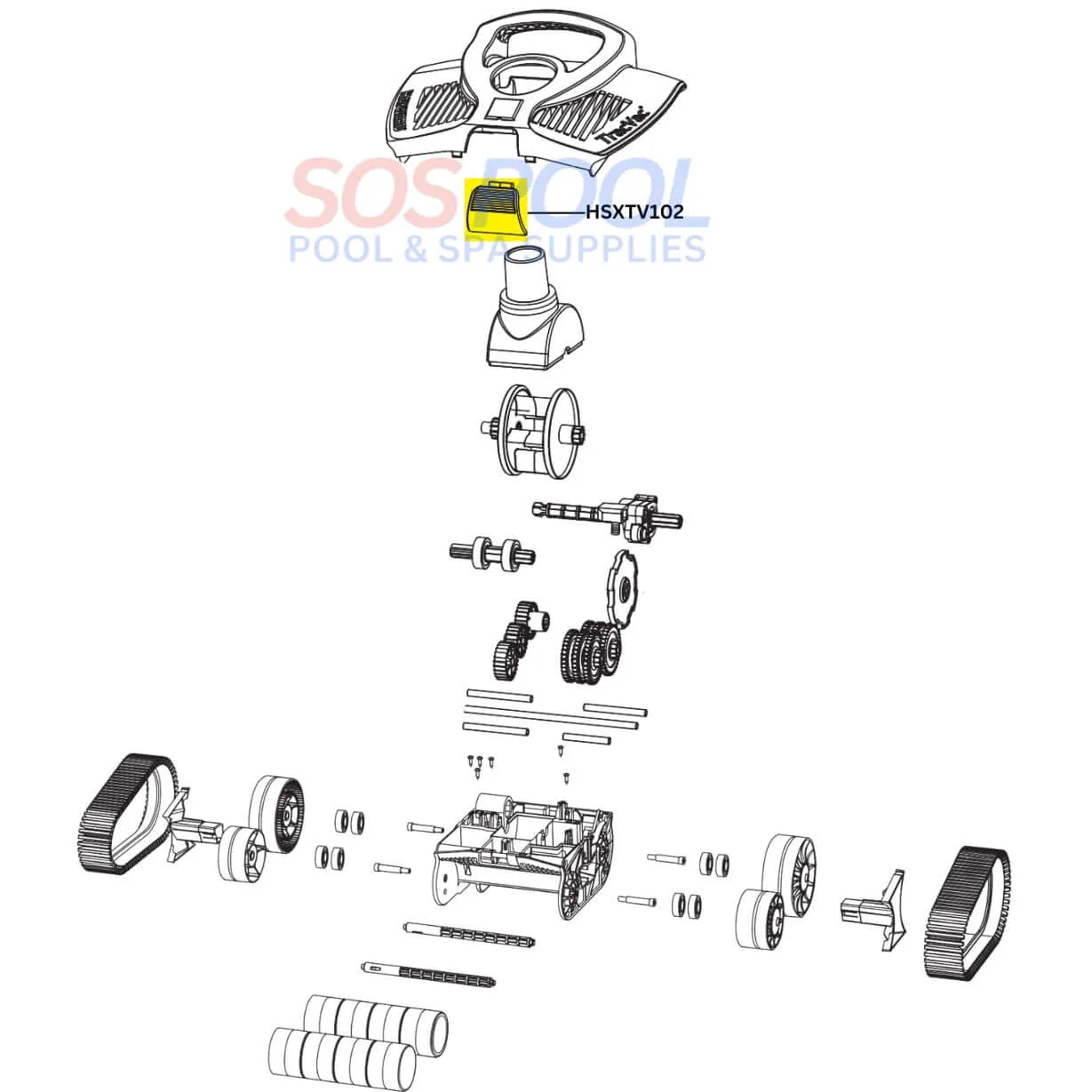 Hayward Latch Kit for TracVac Cleaners | HSXTV102