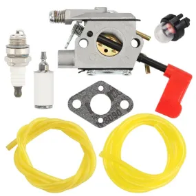 Hipa Carburetor Kit Fit Poulan PP331 S31BC PP445 PP035 PP336 PP446 PPB300 PP036 Gas String Trimmer Replaces 530071405 WT-628