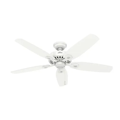 Hunter 52" Snow White Builder Elite Engery Star Ceiling Fan