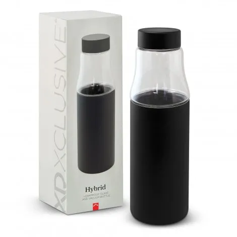 Hybrid Leakproof Glass Vacuum Drink Bottle - 500ml