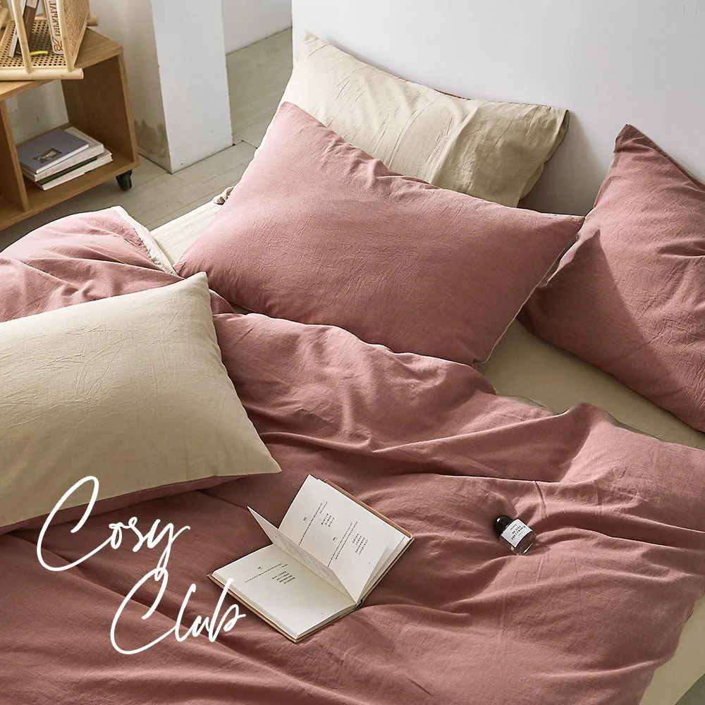 Hypoallergenic Cotton Quilt Cover Set Single - Cosy Club