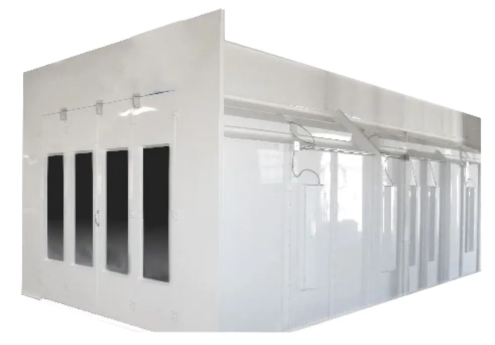 Industrial/Automotive Crossdraft Spray Booth 12' Wide x 9' High x 21' Deep I.D. (TFV12921 Series)