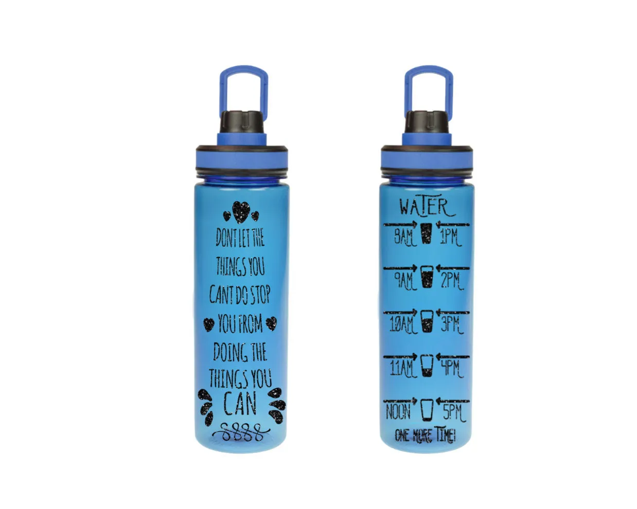 Inspirational Water Bottle, Motivational, 25 oz, 20 oz Double Wall, Tracker, Water Reminder, inspirational, Handle, To go cup, Personalized