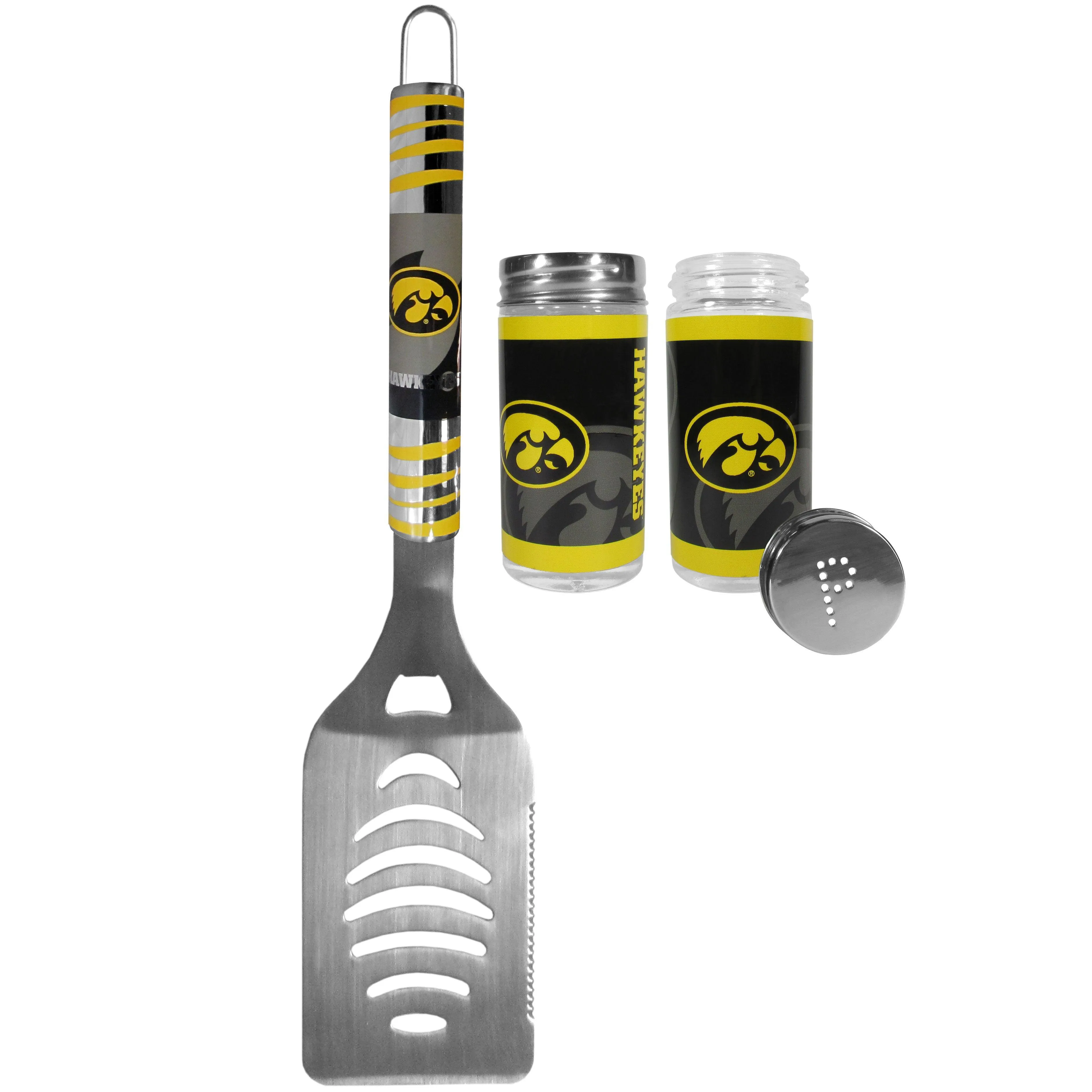 Iowa Hawkeyes Tailgater Spatula and Salt and Pepper Shakers