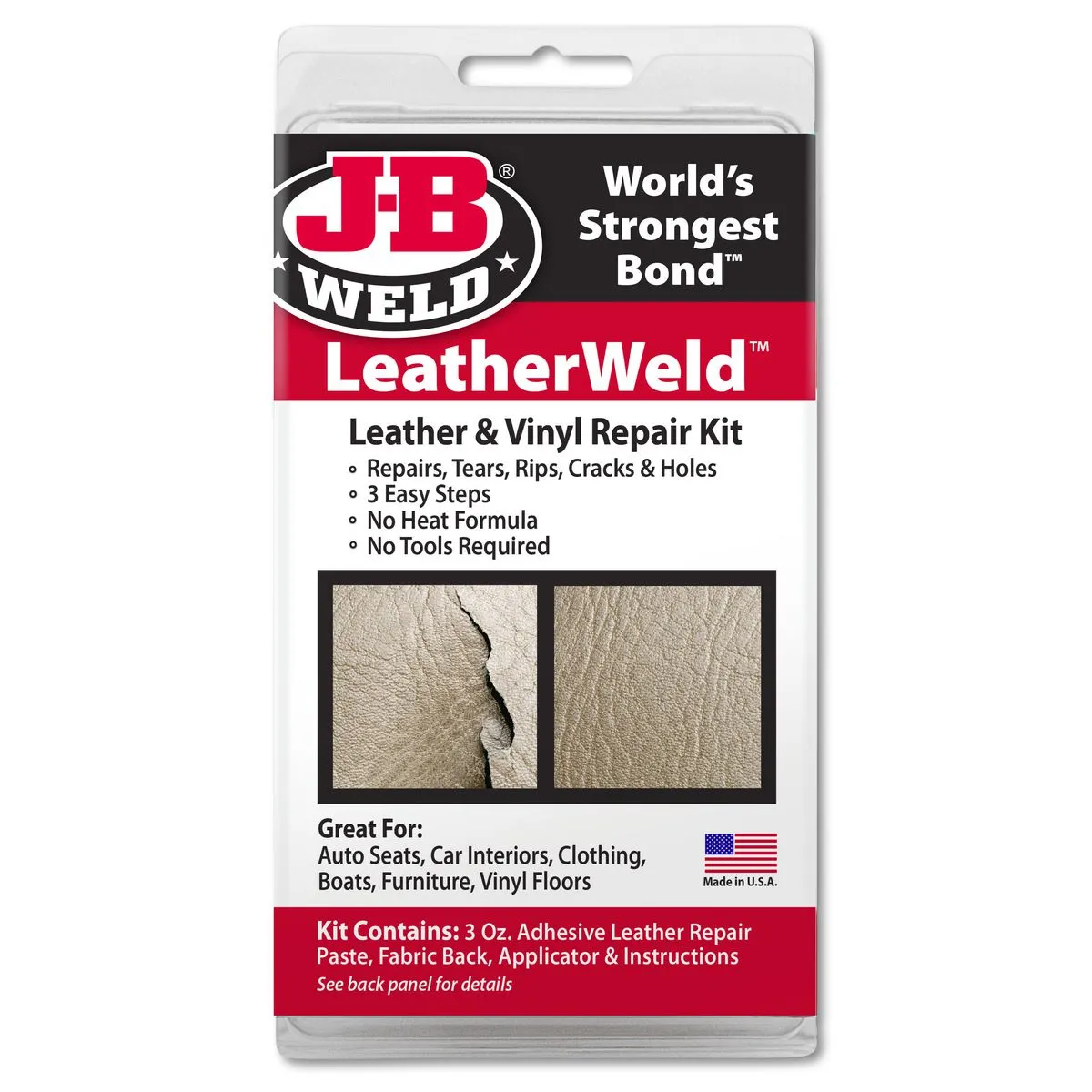 JB Weld Leatherweld Leather/Vinyl Repair Kit - 2130