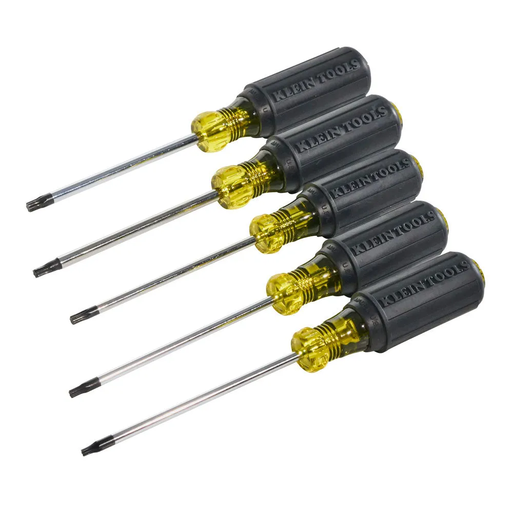 Klein 19555 Screwdriver Set, TORX Cushion Grip, 5-Piece