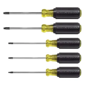 Klein 19555 Screwdriver Set, TORX Cushion Grip, 5-Piece