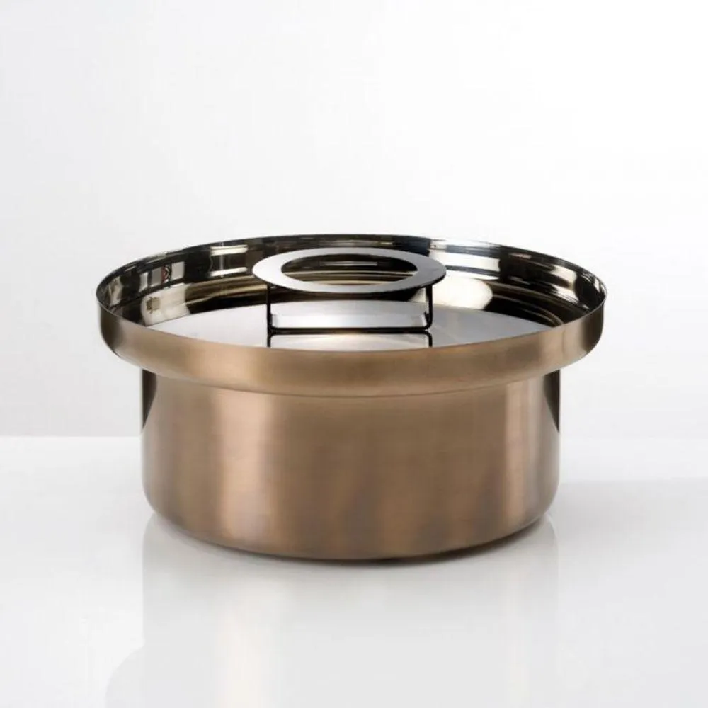 KnIndustrie Foodwear Casserole - bottom in steel - bronze