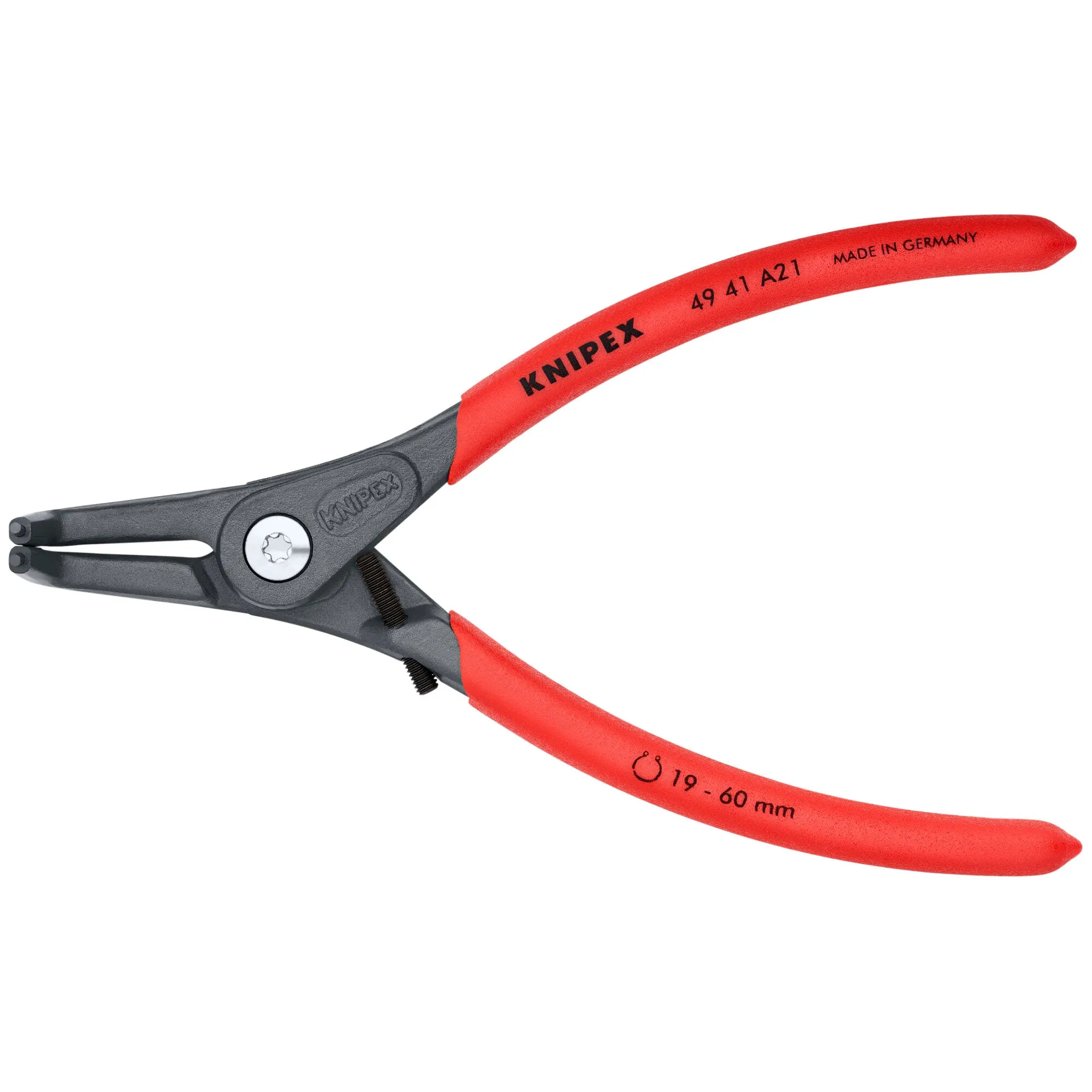 Knipex 49 41 A21 7" External 90° Angled Precision Snap Ring Pliers-Limiter