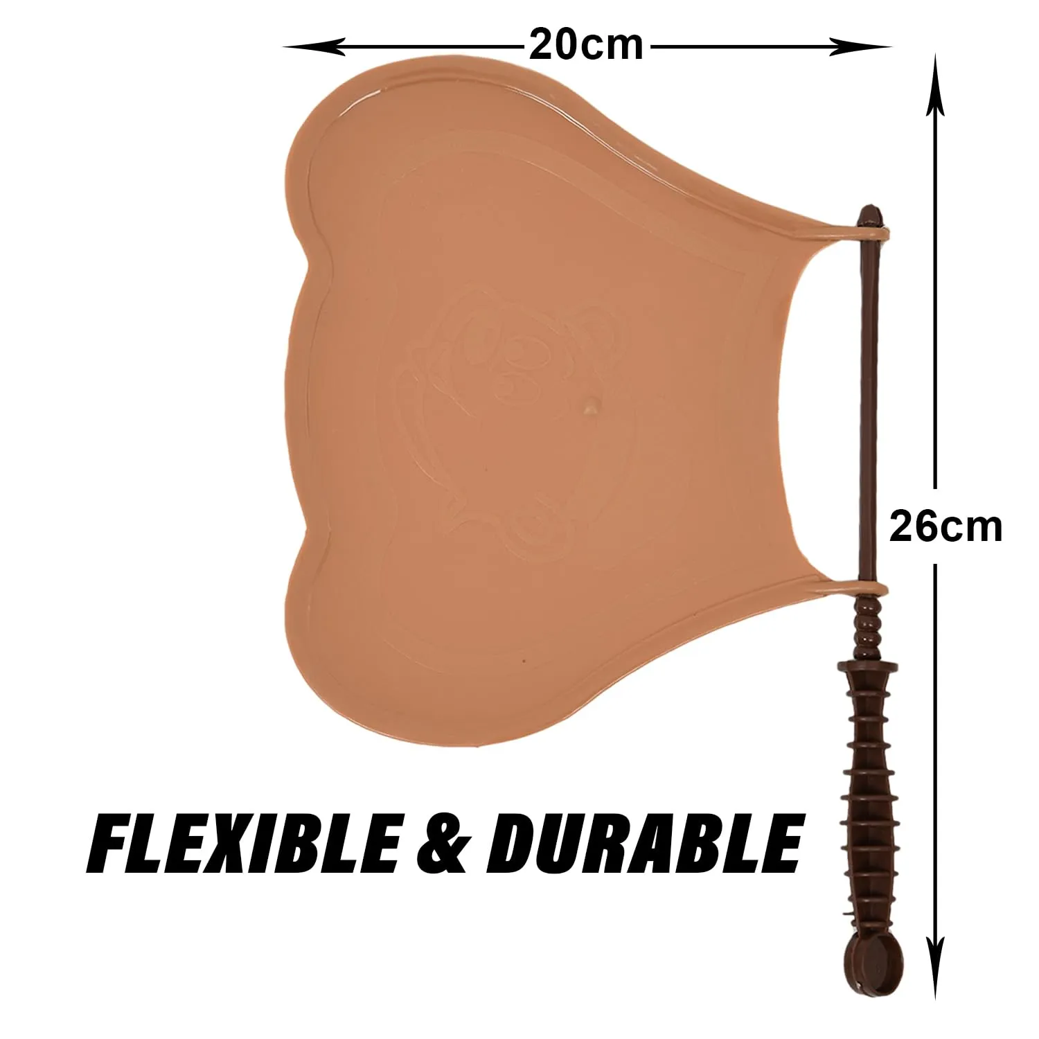 Kuber Industries Hand Fan | Plastic Hath Pankha | Hand Fan for Summer | Beejna for Natural Air | Caty Fan | Useful for Travel | Hand Fan for Cool Air | Brown