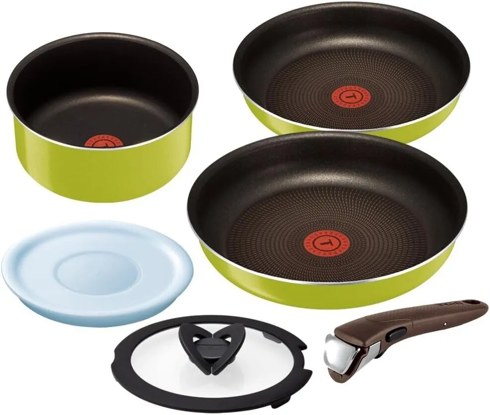 L21790 Tefal Frying Pan 6 Piece Set Ingenio Neo Kiwi Set Removable Japan New