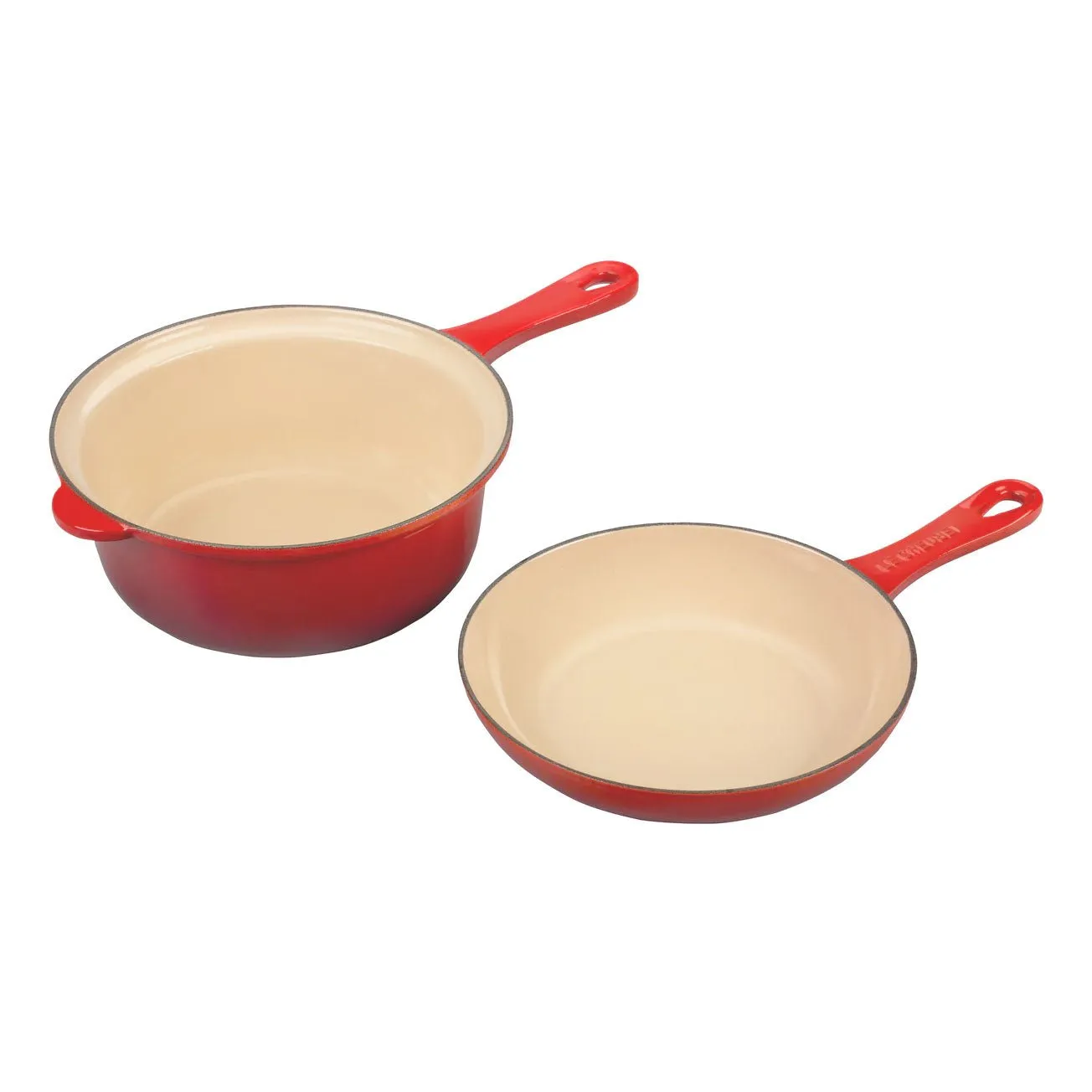 Le Creuset Signature Cast Iron 2-in-1 Multifunction Saucepan   Skillet