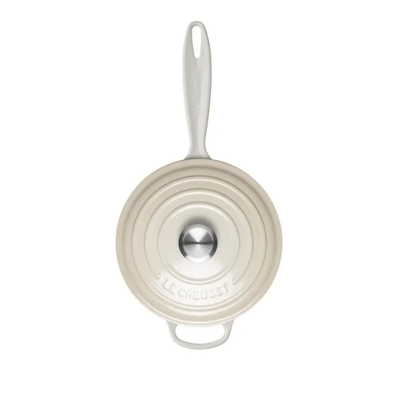 Le Creuset Signature Cast Iron Saucepan Meringue