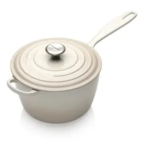 Le Creuset Signature Cast Iron Saucepan Meringue