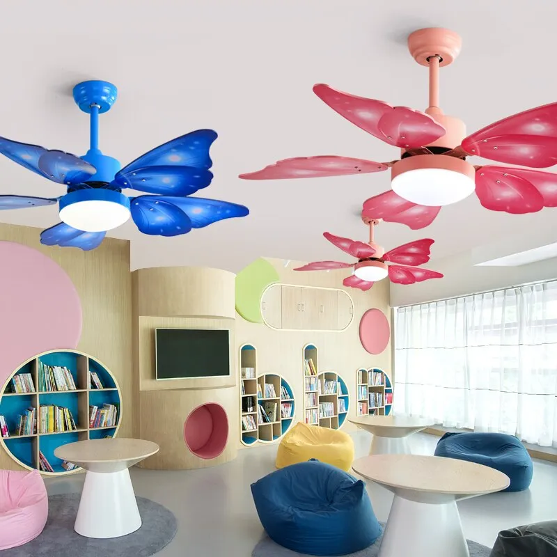 LED Ceiling Fans with Lights - Remote Controlled, Ideal for Living Room and Bedroom Decor, Dining Room Light, Indoor Lighting Solution